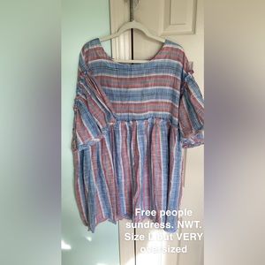 Free People sundress, size large (very oversized)!!